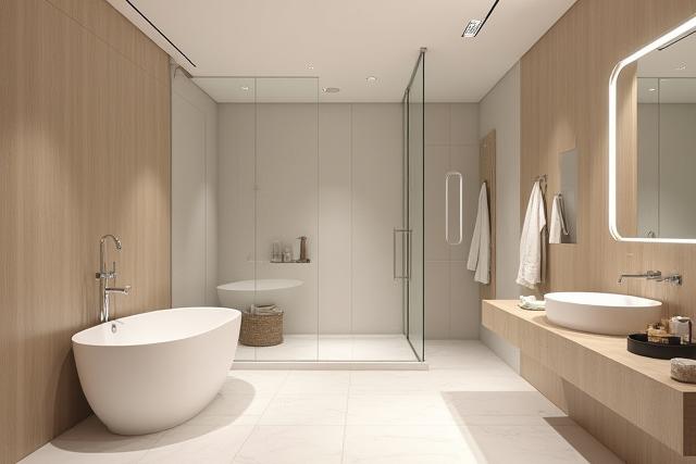 Spa-henkinen kylpyhuoneremontti